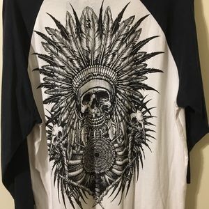 Affliction 3/4 sleeve